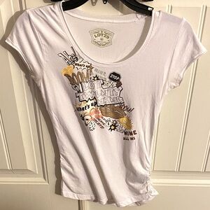 Lot 29 White Graphic Women's Tee
